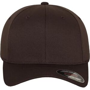 Flexfit Unisex Wooly Combed Baseball Cap, brown