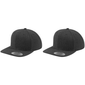 Flexfit Classic Snapback Cap, Unisex Cap for Men and Women in Various Colours, Sizes: one size and kids, grey