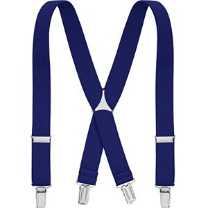 Playshoes Unisex Kids Fully Adjustable Elasticated Suspenders Braces, Blue (Navy), 60 cm