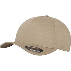 Flexfit 5 Panel Baseball Cap – Unisex Hat, Cap for Men and Women, Plain Base Cap, All-Round Closed, beige, s-m