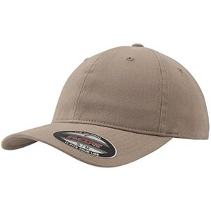 Flexfit Garment Washed Cotton Dad Hat Kappen, Khaki, S/M