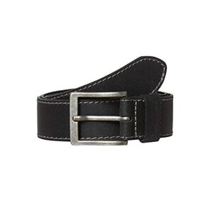 Wrangler Men's Basic Stitched Belt, Black, 38 in (Manufacturer Size:100)