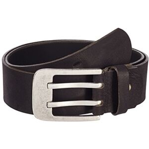 MGM Men's Doppeldorn Plain Belt, Black (Dkl.Anthrazit 1), 115 cm (Manufacturer size: 115)