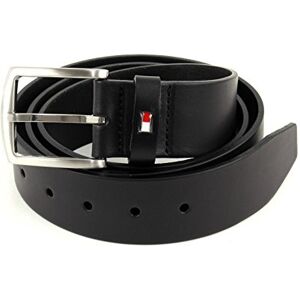 Tommy Hilfiger Mens Belt NEW DENTON BELT 4.0 Black (BLACK 090) 90 cm (Manufacturer Size: 90)