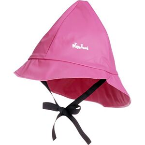 Playshoes Girl's Kids Waterproof Rain with Cotton lining Hat, Pink, Small (Manufacturer Size:47cm)