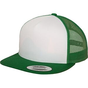 Flexfit Classic  Trucker 6006 W Hat Large Size One Size Color Color Kelly White Kelly