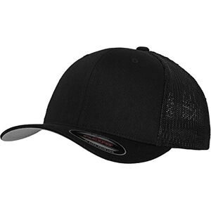 Flexfit Trucker Cap Adult Women's/Men's Fitted Baseball Cap, black, S/M