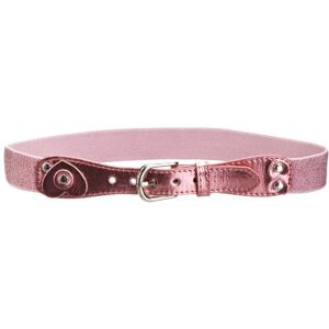 Playshoes Fashionable Elastic Glitter Girl's Belt Pink 55 cm