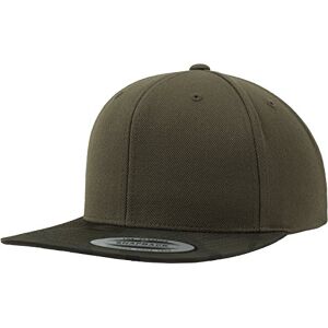 Flexfit Unisex 6089CV-Camo Visor Snapback Kappen, Olive camo, one Size