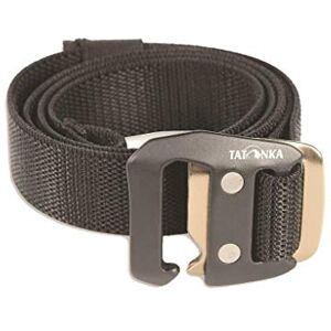 Tatonka Stretch Belt 25 mm, Unisex, Gürtel Stretch Belt 25 mm, black, 110 x 2,5 cm