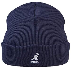 Kangol Unisex Acrylic Cuff Pull-On Beanie Hat, Blue (Dark Blue), One size