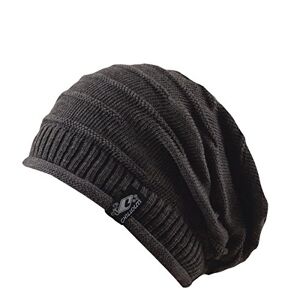 CHILLOUTS Longbeanie aus 100% Baumwolle Erik Hat Herren dunkelgrau