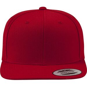 Flexfit Classic Snapback Cap, Unisex Cap for Men and Women in Various Colours, Sizes: one size and kids, red