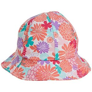 ARCHIMEDE Girl's A501231 Tropical Floral Hat, Pink (Pink/Light Blue/Red), 3-6 Months