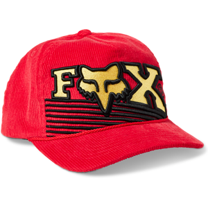 FOX Kasket  Burm Snapback, Flame Rød