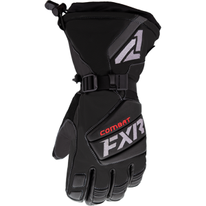 FXR Handsker  Leather Gauntlet, Sort