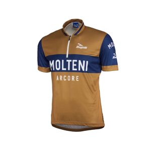 Rogelli Wagtmans Molteni Cykeltrøje, Brown, Small - Mand - Brun