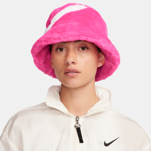 Nike Apex Swoosh-bøllehat i imiteret pels - Pink Pink S