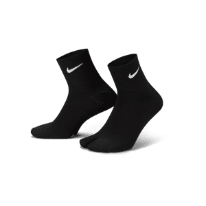 Lette Nike Everyday Plus-ankelstrømper med opdelt tå - sort sort 34-38