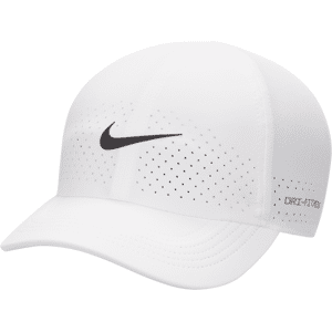 Nike Dri-FIT ADV Club-ustruktureret tenniskasket - hvid hvid M/L