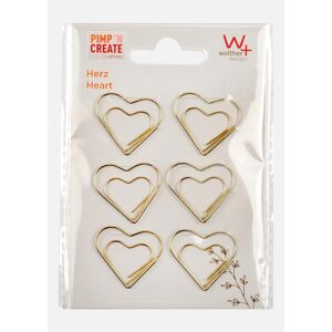 Walther Pac Metal Paperclip Heart Guld