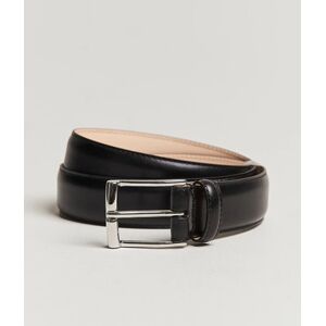 Crockett & Jones Belt 3,2 cm Black Calf men W36-95cm Sort