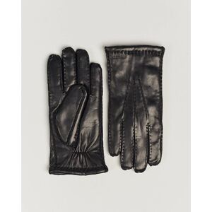Hestra George Lambskin Hairsheep Glove Black men 7,5 Sort