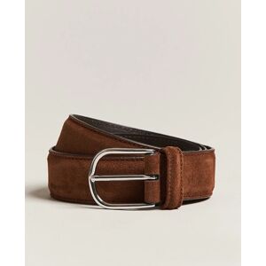 Anderson's Suede 3,5 cm Belt Brown men 100 Brun