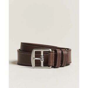 Anderson's Bridle Stiched 3,5 cm Leather Belt Brown men 95 Brun