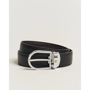 Montblanc Reversible Saffiano Leather 30mm Belt Black/Brown men One size Sort,Brun