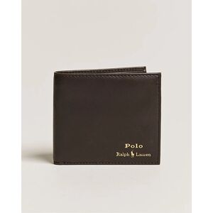 Polo Ralph Lauren Smooth Leather Wallet Brown men One size Brun