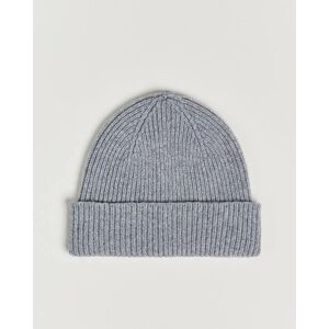 Le Bonnet Lambswool/Caregora Beanie Smoke men One size Grå