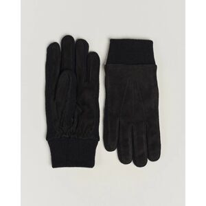 Hestra Geoffery Suede Wool Tricot Glove Black men 8,5 Sort