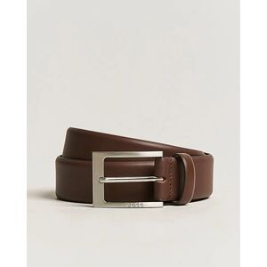 Boss Barnabie Leather Belt 3,5 cm Dark Brown men 105 Brun