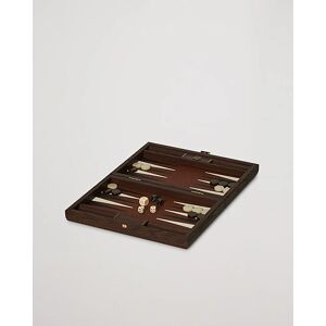 Manopoulos Small Leatherette Backgammon Set Caramel Brown men One size Brun