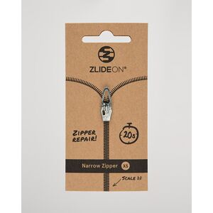 ZlideOn Narrow Zipper Silver XS men One size Sølv