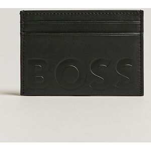 Boss Signature Leather Card Holder Black men One size Sort