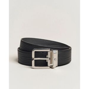 Montblanc 35mm Leather Belt Black men One size Sort