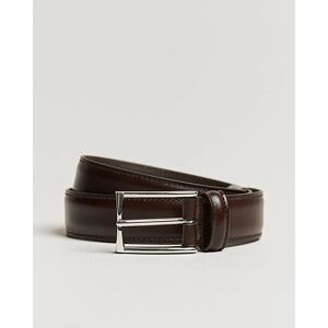 Anderson's Leather Suit Belt 3 cm Dark Brown men 105 Brun