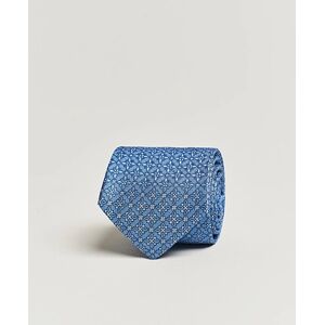 Eton Silk Printed Flower Tie Blue men One size Blå