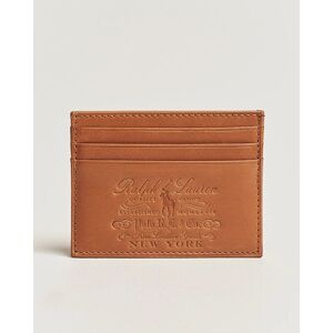 Polo Ralph Lauren Heritage Leather Credit Card Holder Tan men One size Brun