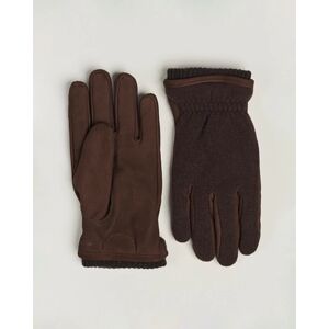 Hestra Noah Nubuck Wool Tricot Glove Espresso men 8 Brun