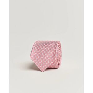 Kiton Micro Flower Silk Tie Pink men One size Pink