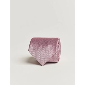 Zegna Monogram Silk Tie Pink men One size Pink