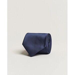 Brioni Structured Silk Tie Navy men One size Blå