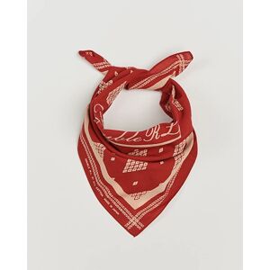 RRL Deco Print Bandana Turkey Red men One size Rød