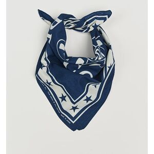 RRL Car Club Print Bandana Indigo/Cream men One size Blå