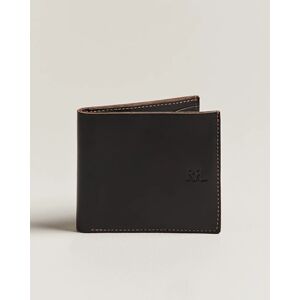 RRL Tumbled Leather Billfold Wallet Black/Brown men One size Sort