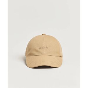 A.P.C. Charlie Baseball Cap Dark Beige men One size Beige