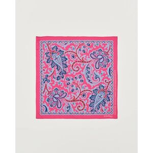 E. Marinella Archive Printed Silk Pocket Square Pink men One size Pink,Flerfarvet